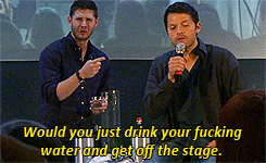 Jensen's reaction is my favorite thing about this gif. I've pinned this before but I love this gif.