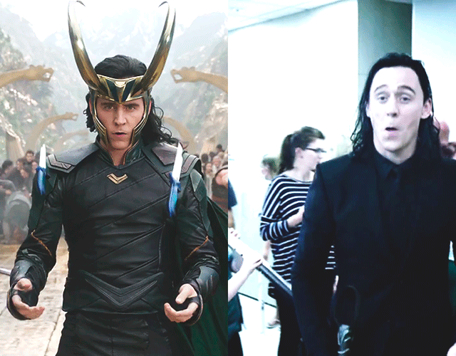Just Tom Hiddleston — Get you a man who can do both.