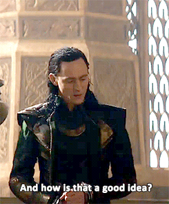 Loki. This character is perfect for reaction gifs. Seriously, he's a goldmine.
