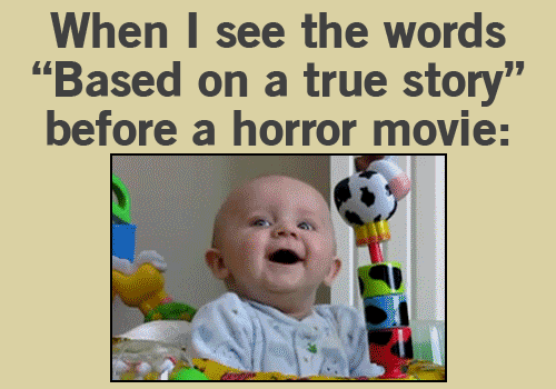 LOL THAT'S ME - im not a fan scary movies but this was funny! and its true the ones i have seen..