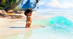 Moana. << TBH I WAS FREAKING OUT DURING THIS PART SHE COULD HAVE DROWNED WHERE ARE HER PARENTS?!?!?