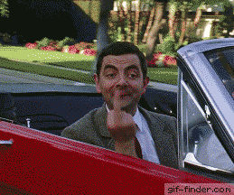 Mr.Bean – Middle Finger | Gif Finder – Find and Share funny animated gifs