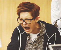 My reaction when someone tells me that they will listen to kpop with me (gif #chanyeol