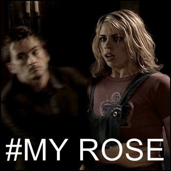 MY ROSE!! <------ he only as Matt Smith more adventures with his Rose before.....Doomsday *cries for eternity*