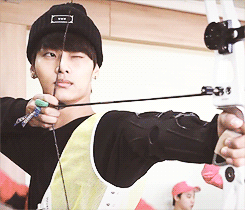 N being hot and wielding a bow. HOT VIXX