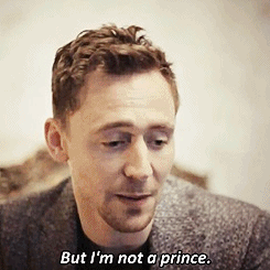 Nope. Not a prince. Just your everyday, run of the mill, brilliant, talented, handsome actor. That's all.