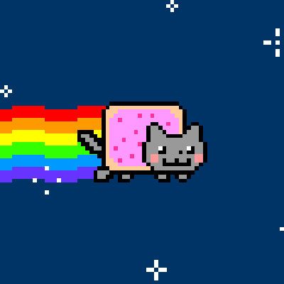 Nyan Cat via wired: See it now on Pinterest! #Animated_GIF #Nyan_Cat #Pinterest