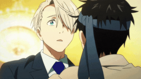 Okay, but what I love most about this scene is how Victor’s reaction has only one interpretation. It is unambiguous and agreed upon by 99.9% of the fandom. Victor doesn’t say anything in the scene but just by his expression, his blush and his gasp we...