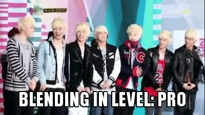 Omo! That's Onew with BAP?! Took me forever to figure out this gif lol<-- I guess it's not Onew.-.