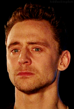 On a scale of Kim Kardashian to Jensen Ankles how attractive is your crying face... Tom Hiddleston. Damn that's off the charts!