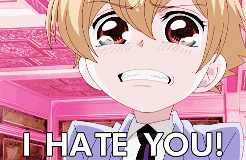 Ouran High School Host Club Gif (Is it bad that I'm considering sending this to people who annoy me?