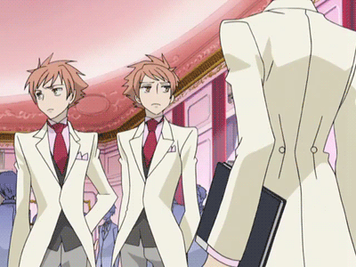 Ouran High School Host Club. I will never get tired of watching this anime. Or this gif.