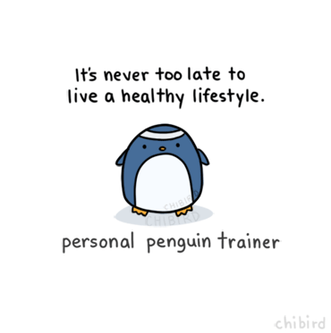 personal trainer penguin
