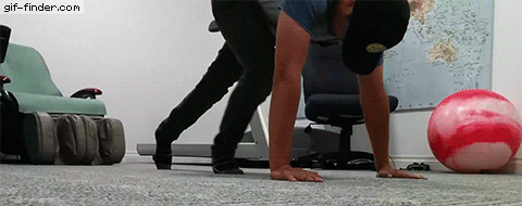 Pushups are bad for you apperantly | Gif Finder – Find and Share funny animated gifs