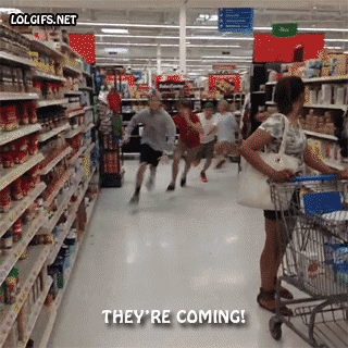 run, they, are, coming GIF
