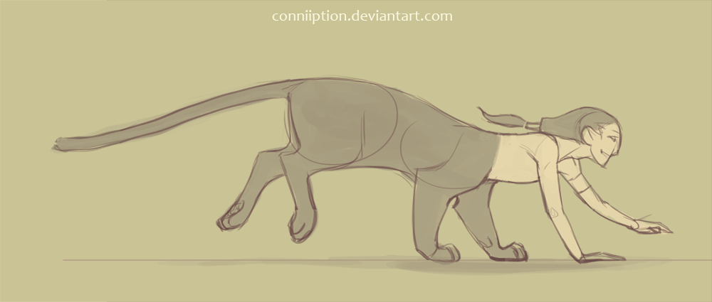 Runnin Cat by conniiption on deviantART
