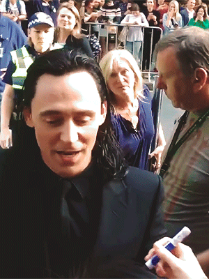 Sassy!  Tom Hiddleston as Loki