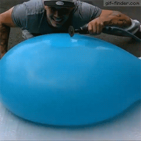 Sawing a big waterballoon | Gif Finder – Find and Share funny animated gifs