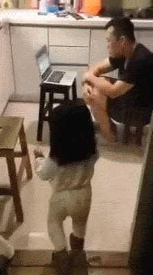 Share this Sweet baby brings a glass of water to his dad Animated GIF with everyone. Gif4Share is best source of Funny GIFs, Cats GIFs, Reactions GIFs to Share on social networks and chat.