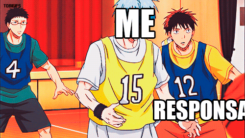 So...I'm Kuroko? I'm Kuroko. I'M KUROKO! (no, he's totally not my favourite, what are you talking about...
