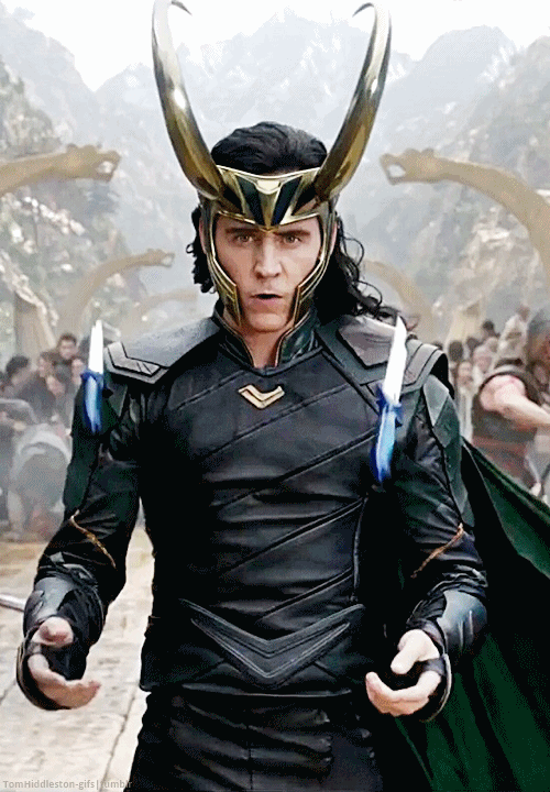 source: thomashiddleston-gifs.tumblr.com  First look at Loki in Thor 3: Ragnarok’s new trailer