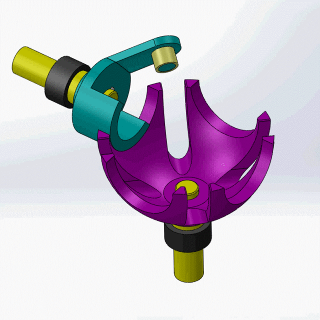 Spherical Geneva Drive - STEP / IGES,SOLIDWORKS - 3D CAD model - GrabCAD