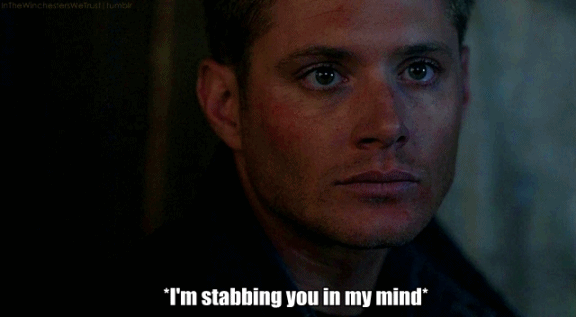 supernatural funny gif | 14 Things I Learned About Supernatural From Tumblr | The Daily Fig. That last one!!!!