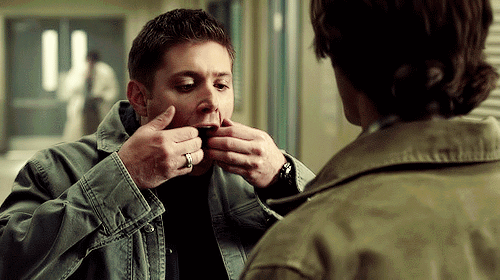 Supernatural gif - Dean Winchester<<this made me feel 600% about…