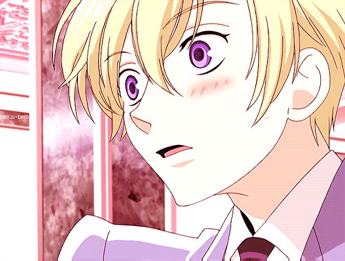 Tamaki Suoh Blushing - This is probably my favorite gif ever...