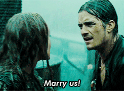 That moment before Will Turner realizes his true love isn’t going to run away with Barbossa. | 11 Times Orlando Bloom’s Legolas Was Showing