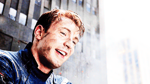 That time he was Captain America. | 32 Times Chris Evans Was Too Handsome For His Own Good