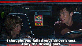 That's only the significant part of driving but hey -! That smile!!! Jurassic World Zach Gray