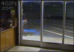 The dumbest robber of the year: | 33 GIFs From 2013 That Will Make You Laugh Every Time