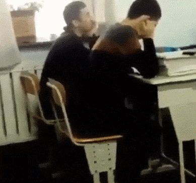 The face of pure glee on the other kid’s face was hilarious… funny gif