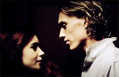 The Kiss! (Featuring Simon, Clary, and Jace. Gif.