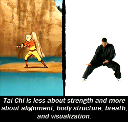The martial art types the Bending styles were based on - Imgur