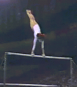 The Most Rarely Done Difficult Bars Dismount (GIF « WOGymnastika