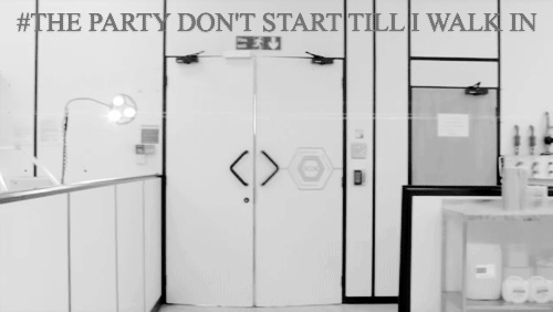 # THE PARTY DON'T START TIL I WALK IN (gif I knew this had to be a Sherlock gif.