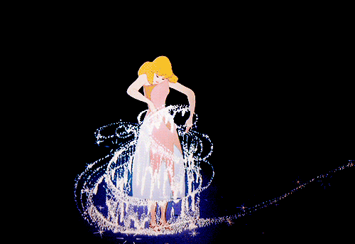 The transformation of Cinderella’s torn dress to that of the white ball gown as seen in Cinderella was considered to be Walt Disney’s favorite piece of animation.