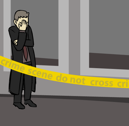 thenaebyrd777:    teabeforewar:    “YOU CAN’T LEAVE WHEN THERE’S A MURDER, JOHN.”  I spent way longer on this than I meant to but that’s okay because John’s walk turned out awesome.    AWWWWWWWWWWWWWWWW