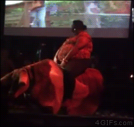 They see me rollin’. They be laughin'.(http://4gif.tumblr.com/post/133173339006/mechanical-bull-fail-roll