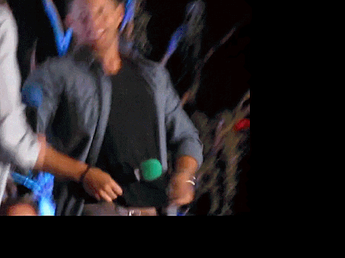 This gif can never be pinned too much!  Did you catch the tongue and the wink???