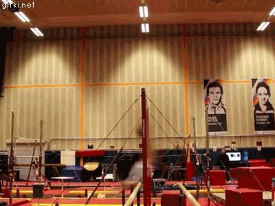 This gymnast on the high bar. | 31 GIFs So Perfectly Looped That It's Physically Gratifying