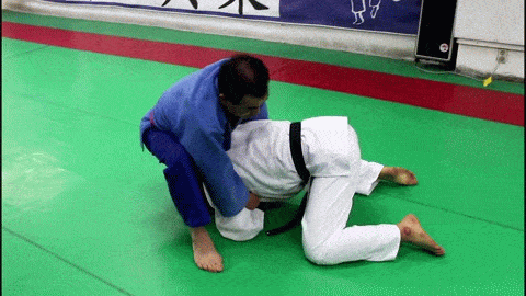 This is my 64 year old judo instructor in Busan, South Korea showing a great newaza turnover.