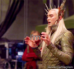 Thranduil - one fabulous gif Love this gif. Not so sure about the article and the title of the article that accompany it.