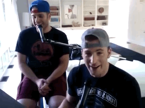 Tied for the most important part is at :43, when Chris looks up once again, and smiles with teeth. His beautiful teeth. A dentist’s dream. | Chris Evans And His Brother Uploaded A Video Of Them Singing Together And It's Adorable