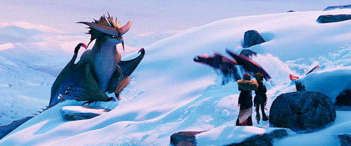 Toothless and Cloudjumper (GIF set