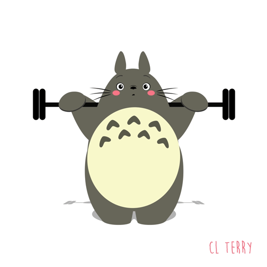 Totoro Tập thể dục