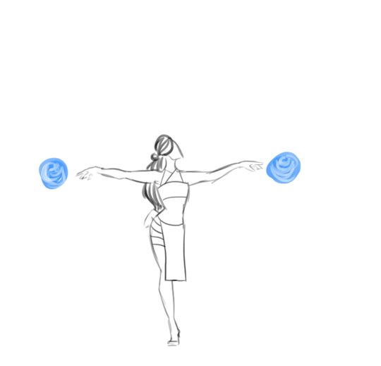 unidentifiedspoon: (from tumblr so these sketches of ballet waterbending frickin EXPLODED and a lot of people seemed to want it animated SO. i give you extremely sketchy animations of katara, prima ballerina