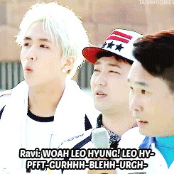 VIXX, Ravi trying to cheer for Leo